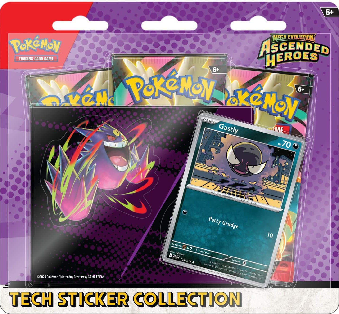 Ascended Heroes - Blister Tech Sticker 3 Packs (RESERVA) - Hits StoreAscended Heroes - Blister Tech Sticker 3 Packs (RESERVA)